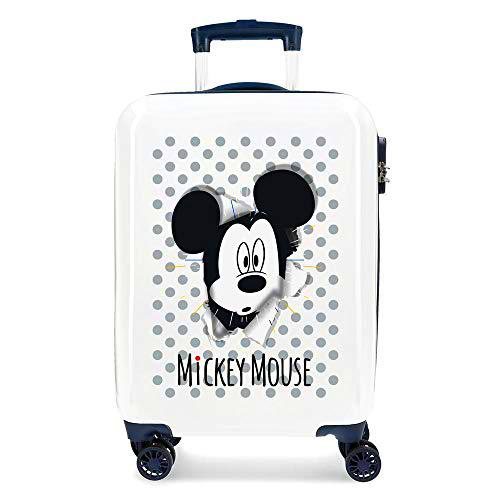 Disney Have a good day Mickey Maleta de cabina Multicolor 37x55x20 cms Rígida ABS Cierre combinación 34L 2,6Kgs 4 Ruedas dobles Equipaje de Mano