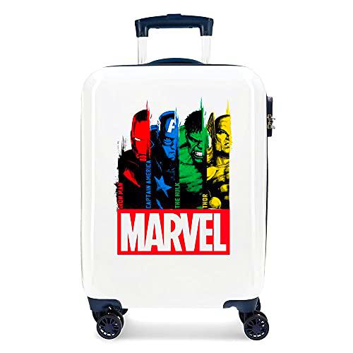 Marvel Los Vengadores Power Maleta de cabina Multicolor 38x55x20 cms Rígida ABS Cierre combinación 34L 2,6Kgs 4 Ruedas dobles Equipaje de Mano