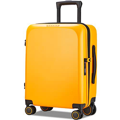 Verage Rome Premium Hardshell Spinner Equipaje, Amarillo