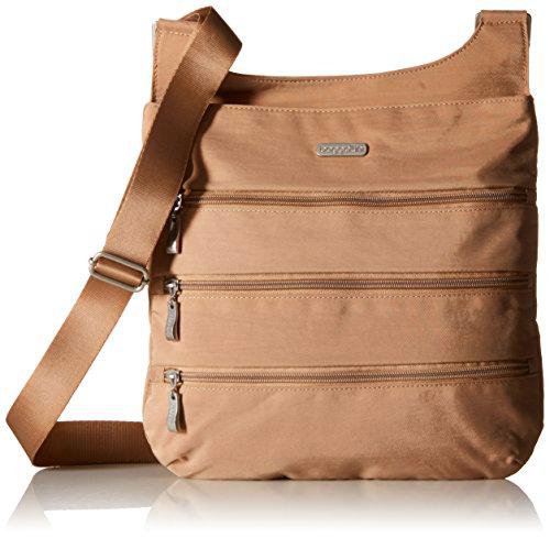 Baggallini Bolso cruzado de viaje con cremallera grande.