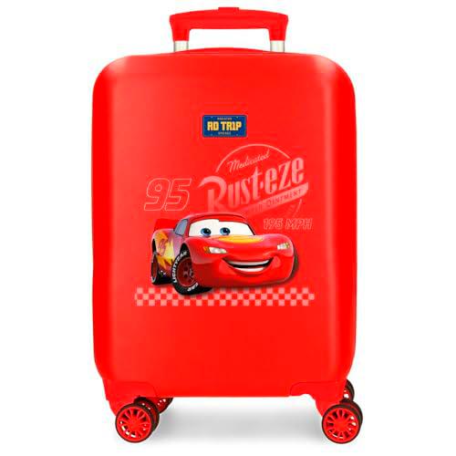 Joumma Disney Cars Trip Maleta de Cabina Rojo 33x50x20 cms Rígida ABS Cierre de combinación Lateral 28,4L 2 kgs 4 Ruedas Dobles Equipaje Mano