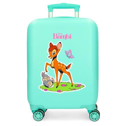 Joumma Disney Clasicos Maleta de Cabina Azul 33x50x20 cms Rígida ABS Cierre de combinación Lateral 28,4L 2 kgs 4 Ruedas Dobles Equipaje Mano