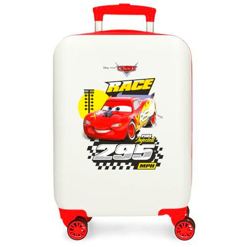 Joumma Disney Joy Cars Maleta de Cabina Beige 33x50x20 cms Rígida ABS Cierre de combinación Lateral 28,4L 2 kgs 4 Ruedas Dobles Equipaje Mano