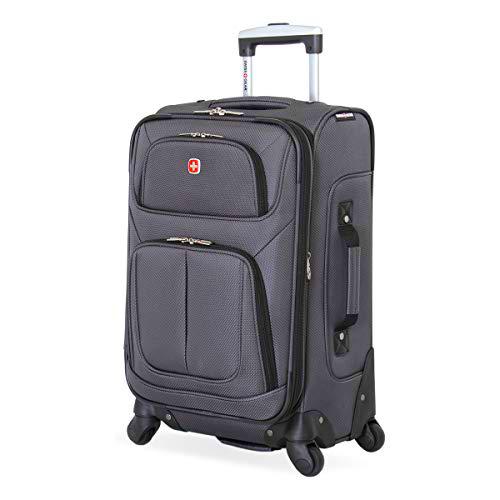 SwissGear Spinner de 21 Pulgadas, Color Gris Oscuro