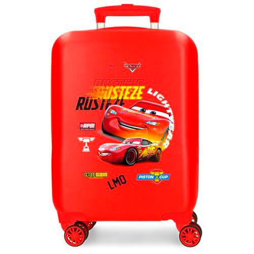 Joumma Disney Cars Rusteze Lightyear Maleta de Cabina Rojo 33x50x20 cms Rígida ABS Cierre de combinación Lateral 28,4L 2 kgs 4 Ruedas Dobles Equipaje Mano