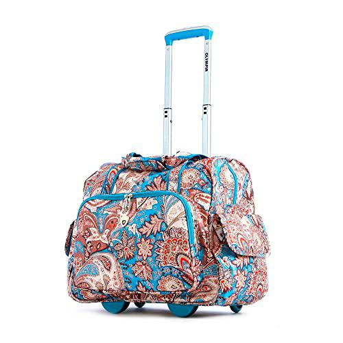 Olympia Deluxe Fashion Rolling Overnighter