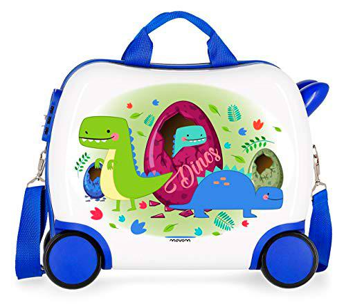 Movom Happy Time Maleta Infantil Multicolor 41x34x20 cms Rígida ABS Cierre combinación 25L 2Kgs 4 Ruedas Equipaje de Mano