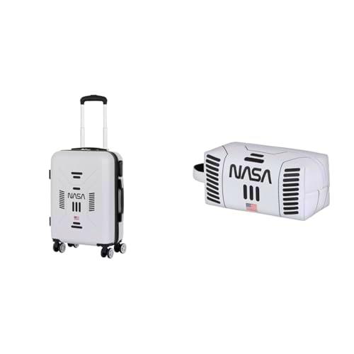 NASA Spaceship - Maleta de Cabina ABS 4 Ruedas + Neceser