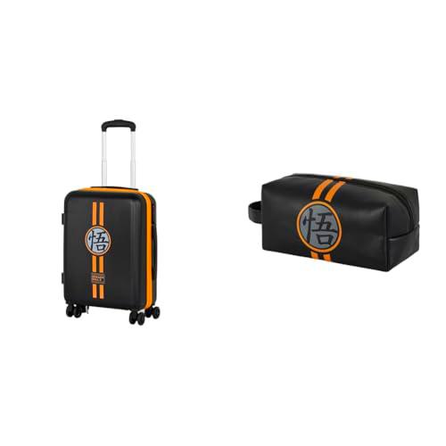 Dragon Ball Symbol - Maleta de Cabina ABS 4 Ruedas + Neceser