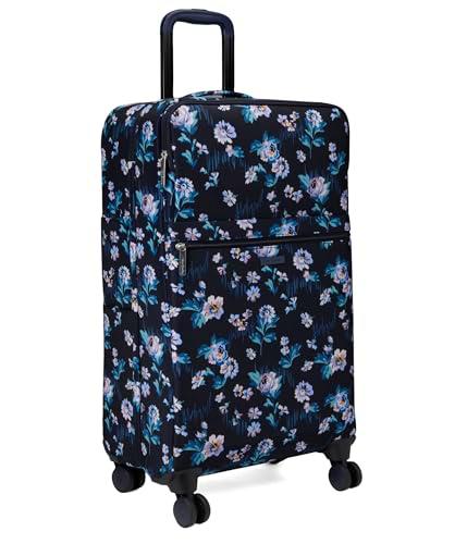Vera Bradley Pequeño, Navy Garden, 27&quot; Check In, Maleta con Ruedas Softside