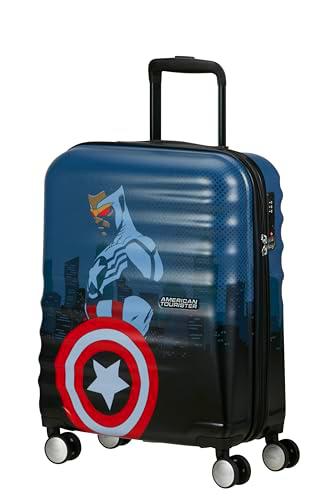 American Tourister Marvel Legends FL Spinner S Equipaje de Mano 55cm 36L Multicolor Captain America City