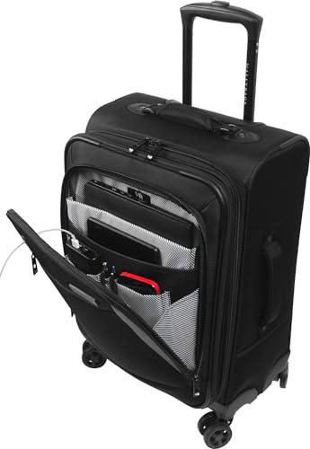 WallyBags Solutions - Equipaje de Mano Extensible con Bolsillos electrónicos Acolchados