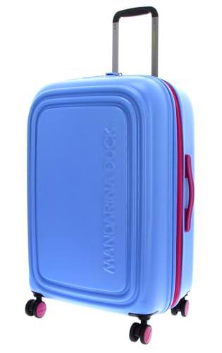 Mandarina Duck Maleta con Logotipo y Ruedas, 45 x 69 x 32/35 (Largo x Alto x Ancho)