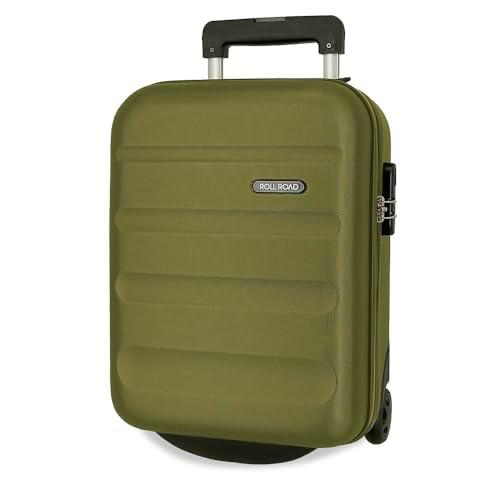 Roll Road Flex Maleta de Cabina Verde 30x44x20 cms Rígido 2,2 kgs Cierre de combinación Lateral ABS 2,2 kgs 33L Equipaje de Mano