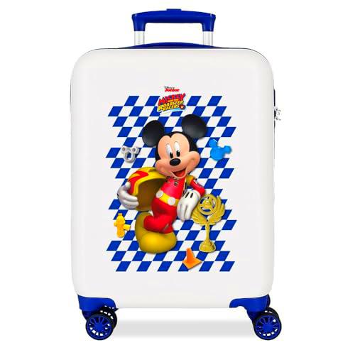 Joumma Disney Good Mood Maleta de Cabina Blanco 37x55x20 cms Rígido 2 kgs Cierre de combinación Lateral ABS 2 kgs 35L Equipaje de Mano