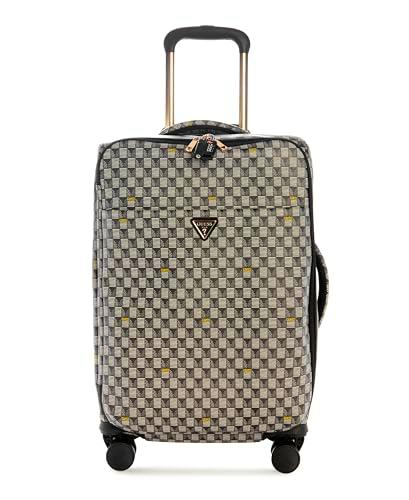 GUESS G-Wave Maleta de 8 Ruedas Logo Negro Equipaje de Mano 50,8 cm Logo Negro Carry-On 20 Pulgadas Maleta G-Wave 8 Ruedas 50,8 cm