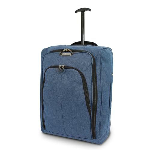 AVIO 39L - Mochila con ruedas de 50 x 35 x 20 cm | Mochilas de cabina para aviones | Bolsa de viaje de tamaño cabina para EasyJet | Bolsa impermeable con ruedas para laptop | Bolsa multiusos para