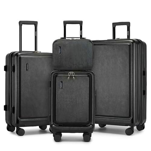 KONO Maleta de ABS + PC con Carcasa rígida, Equipaje de Mano Ligero de Viaje
