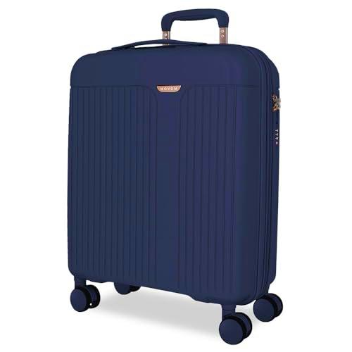 Movom Maleta de Cabina Azul 40x55x20 cms Rígido 2,8 kgs Cierre TSA Polipropileno 2,8 kgs 44LExtensible Equipaje de Mano