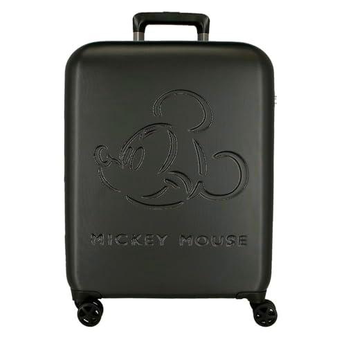Disney Mickey Good Trip Maleta de Cabina Negro 40x55x20 cms Rígido 2,5 kgs Cierre TSA ABS 2,5 kgs 44L Equipaje de Mano