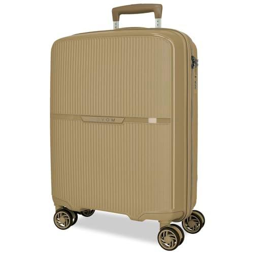 Movom Noon Maleta de Cabina Beige 38x56x20 cms Rígido 2,8 kgs Cierre TSA Polipropileno 2,8 kgs 38,2L Equipaje de Mano