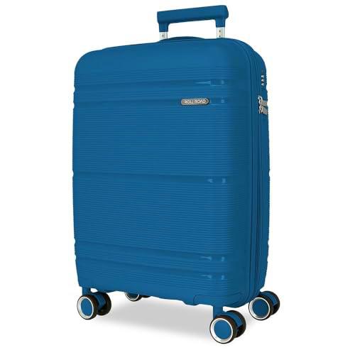 Roll Road Universe Maleta de Cabina Azul 39x55x21 cms Rígido 2,4 kgs Cierre TSA Polipropileno 2,4 kgs 37L Equipaje de Mano