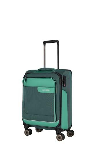 travelite Maleta de Mano con 4 Ruedas, Carcasa Blanda Hecha de Material Reciclado