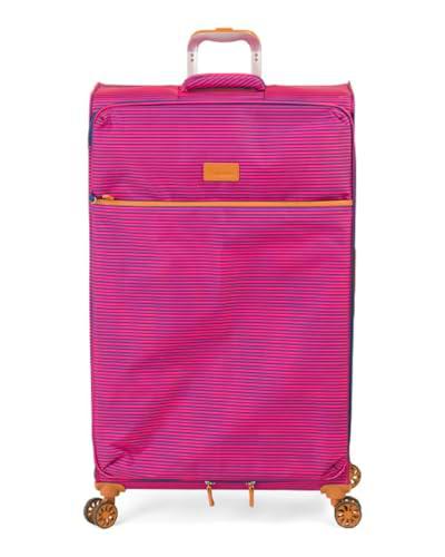 it luggage Beach Stripes - Maleta de Mano Suave de 22 Pulgadas con 8 Ruedas giratorias