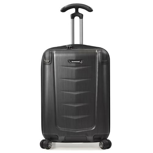Traveler's Choice Silverwood - Equipaje Giratorio expandible de policarbonato Duro