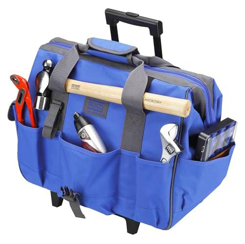 glowster Bolsa de Nylon Trolley con Ruedas, Resistente y Ligera