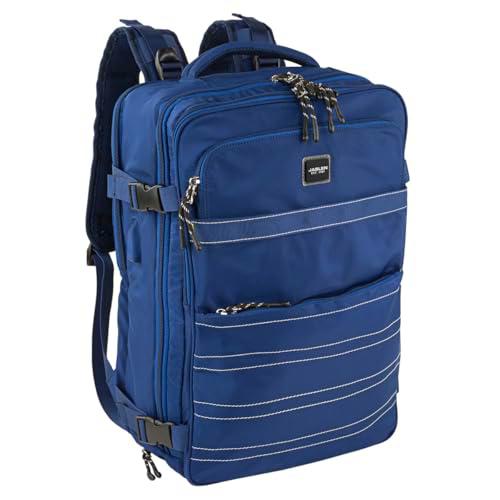 Jaslen - Mochila Viaje Cabina Avion 40x20x25 Impermeable Mochila de Viaje Cabina compatible Ryanair Equipaje de Mano Mochila, Azul