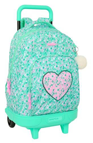 Safta CUORE - Mochila Grande con Ruedas, Compacta, Extraíble
