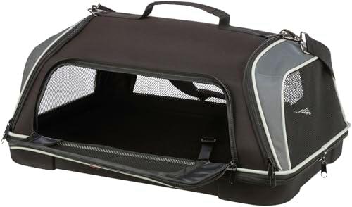 TRIXIE Bolso para Vuelo Airline Boarding, Negro/Gris
