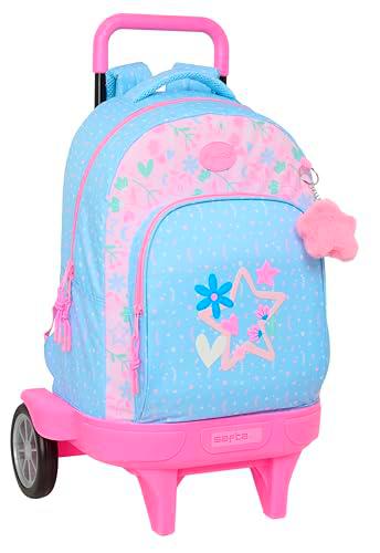 BLACKFIT8 Smile - Mochila Grande con Ruedas, Compact Evolución