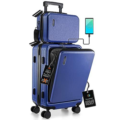 TravelArim Equipaje de Mano de 22 Pulgadas de 22 x 14 x 9 Pulgadas Aprobado por aerolíneas