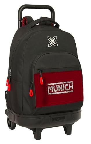Safta Munich Vulcan - Mochila Grande con Ruedas, Compacta