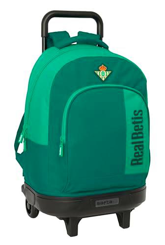 Safta Real Betis BALOMPIÉ - Mochila Grande con Ruedas