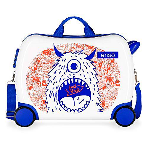 Enso Fantasy Maleta Infantil Multicolor 50x38x20 cms Rígida ABS Cierre combinación 34L 2,3Kgs 4 Ruedas Equipaje de Mano