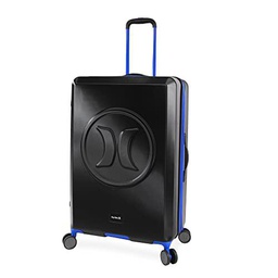 Hurley Equipaje Giratorio Wave Hardside, Negro/Azul