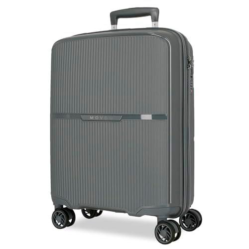 Movom Noon Maleta de Cabina Gris 38x56x20 cms Rígido 2,8 kgs Cierre TSA Polipropileno 2,8 kgs 38,2L Equipaje de Mano