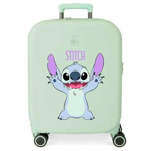 Joumma Disney Playful Maleta de Cabina Verde 40x55x20 cms Rígido 3,22 kgs Cierre TSA Integrado ABS 3,22 kgs 37L Equipaje de Mano