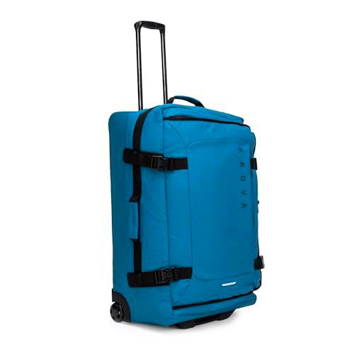 KADVA Lazio Maleta de Viaje con Ruedas I 74 litros Equipaje de Mano I Exterior Blando con 2 Ruedas I Estructura Telescópica I Peso 3,3kg I Color Azul Marino