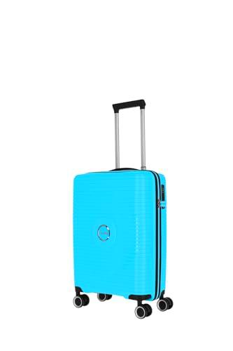 travelite Maleta de Mano rígida, 4 Ruedas, ORBITA, Carro de a Bordo con Carcasa irrompible e Interior práctico