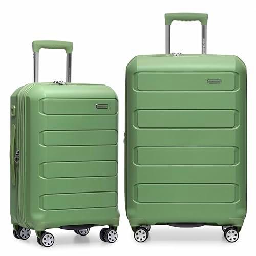 Traveler's Choice Pagosa - Equipaje rígido con Ruedas giratorias expandible e Indestructible