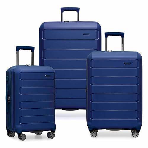 Traveler's Choice Pagosa - Equipaje rígido con Ruedas giratorias expandible e Indestructible