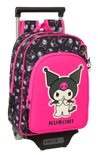 Safta KUROMI - Mochila Infantil con Carro 705, Ideal para Niños de Diferentes Edades