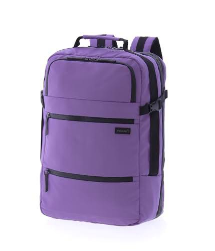 Vogart, Mochila DE Viaje Extensible, Lila, 34x55x20/26