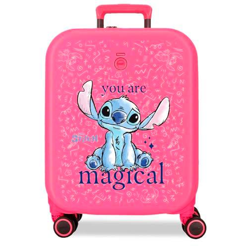 Joumma Disney You Are Magical Maleta de Cabina Fucsia 40x55x20 cms Rígido 3,22 kgs Cierre TSA Integrado ABS 3,22 kgs 37L Equipaje de Mano