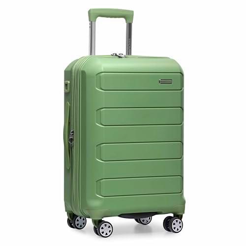 Traveler's Choice Pagosa - Equipaje rígido con Ruedas giratorias expandible e Indestructible
