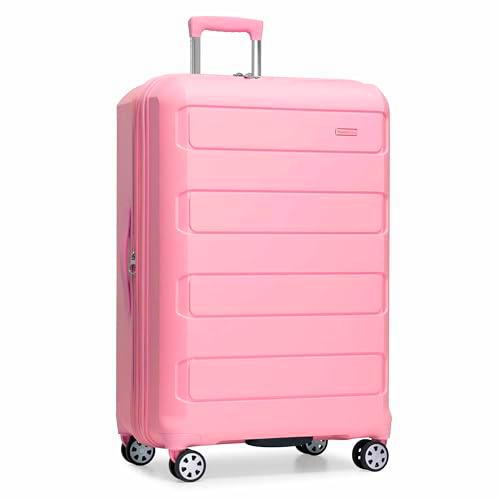 Traveler's Choice Pagosa - Equipaje rígido con Ruedas giratorias expandible e Indestructible